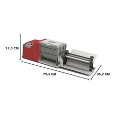 Amassadeira Masseira Semi Rápida Kit Completo 5 Funções Para 3kg Massa, Extrusora, Moedor E Cilindro Aeli-310 Braesi 220v Foto mini 4