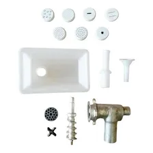 Amassadeira Masseira Semi Rápida Kit Completo 5 Funções Para 3kg Massa, Extrusora, Moedor E Cilindro Aeli-310 Braesi 220v Foto mini  3