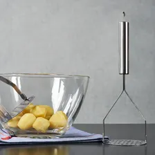 Amassador Batatas Legumes Espremedor Aço Inox Cabo Reforçado Foto mini  3