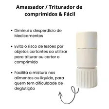 Amassador Triturador De Comprimidos P/enfermagem Veterinária Foto mini 4