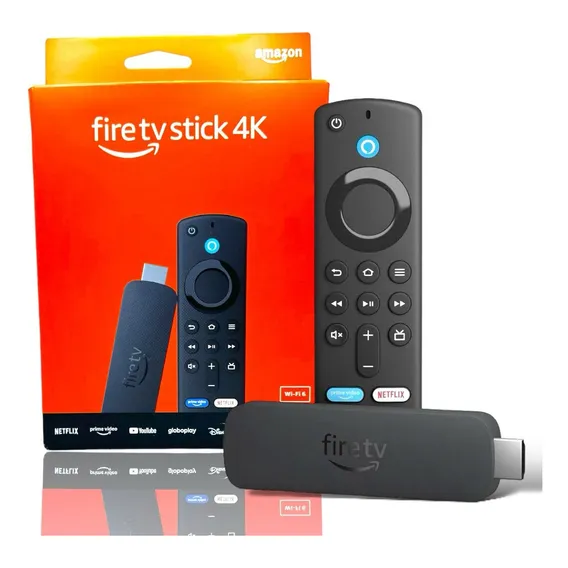 Amazon Fire Stick 4k Wi-fi 6 Com Alexa Por Voz Inteligente C Foto 1