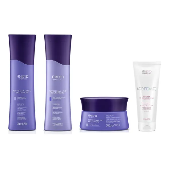 Amend Kit Specialist Blonde Sh + Cond + Másc + Acidificante Foto 1