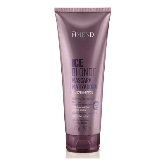 Amend Máscara Matizadora Ice Blonde 250g Foto 1
