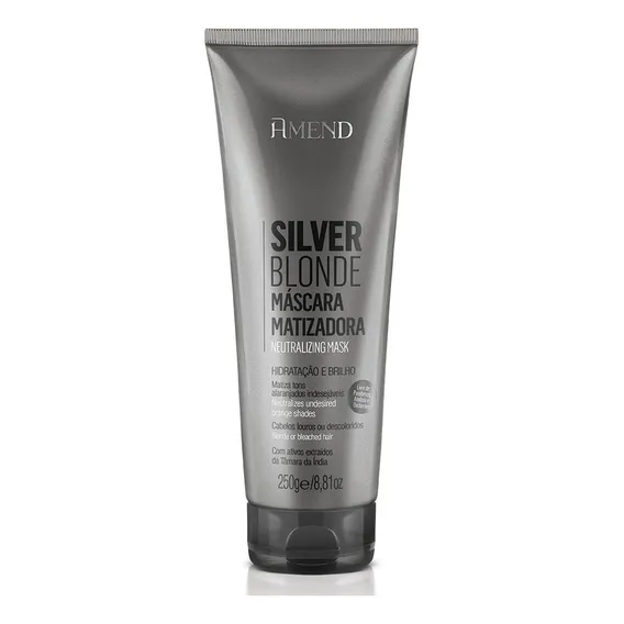 Amend Máscara Matizadora Silver Blonde 250g Foto 1