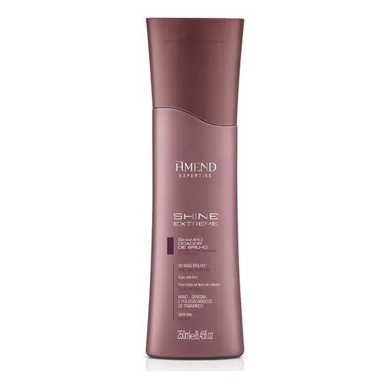Amend Shampoo Expertise Doador De Brilho Shine Extreme 250ml Foto 1