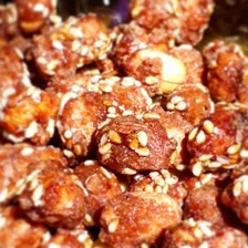 Amendoim Crocante Caramelizado Com Gergelim 500g Caramelado Foto mini  2