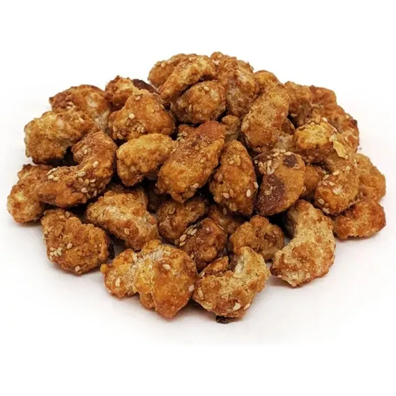 Amendoim Crocante Caramelizado Com Gergelim 500g Caramelado Foto 1