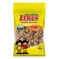 Amendoim Frito Mix Castanhas E Uva Passa Sem Pele 400g Leras Foto mini 1