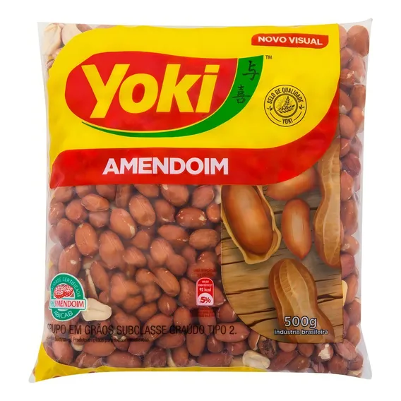 Amendoim Salgado Descascado 500g Yoki Foto 1