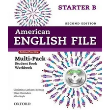 American English File - Starter B - Multipack With Ichecker: American English File - Starter B - Multipack With Ichecker - 02 Ed, De Vários Autores. Editora Oxford, Capa Mole, Edição 2 Em Inglês Foto  mini 1