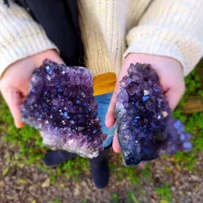 Ametista Drusa Pedra Ametista Lilas Extra Peça Única - 1 Kg Foto mini 2
