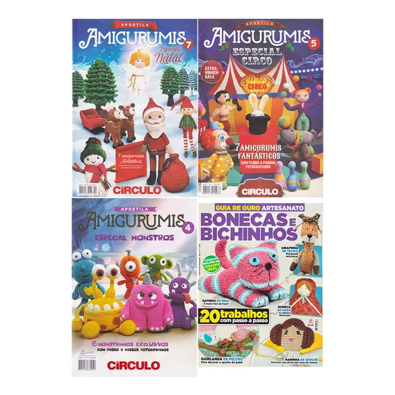 Amigurumis Apostilas Círculo Passo A Passo Com Modelos Foto 1