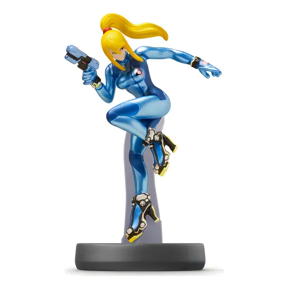 Amiibo Zero Suit Nintendo Samus Zero Suit Série Super Smash Bros Foto 1