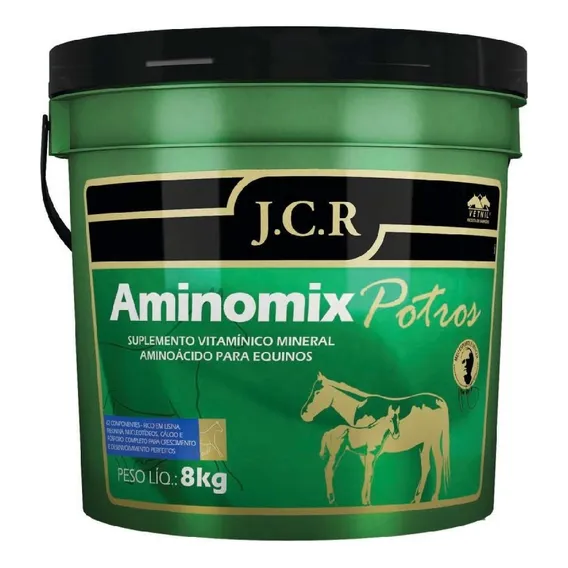 Aminomix Potros Jcr Vetnil, Suplemento 62 Componentes - 8 Kg Foto 1