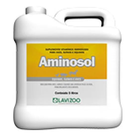 Aminosol Suplemento Para Equinos, Aves E Suíno, 5l Foto 1