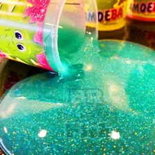 Amoeba Kit 6 Glitter Brilho Massinha Geléia Diversão Brincar Foto mini 3