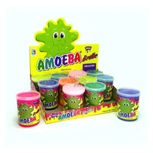 Amoeba Kit 6 Glitter Brilho Massinha Geléia Diversão Brincar Foto mini 1