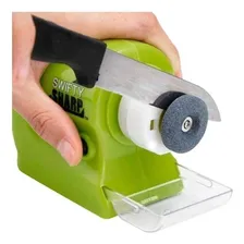 Amolador Afiador Elétrico Faca Tesoura Cozinha Cor Verde Foto mini 3