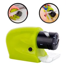 Amolador Afiador Elétrico Faca Tesoura Cozinha Cor Verde Foto mini 1