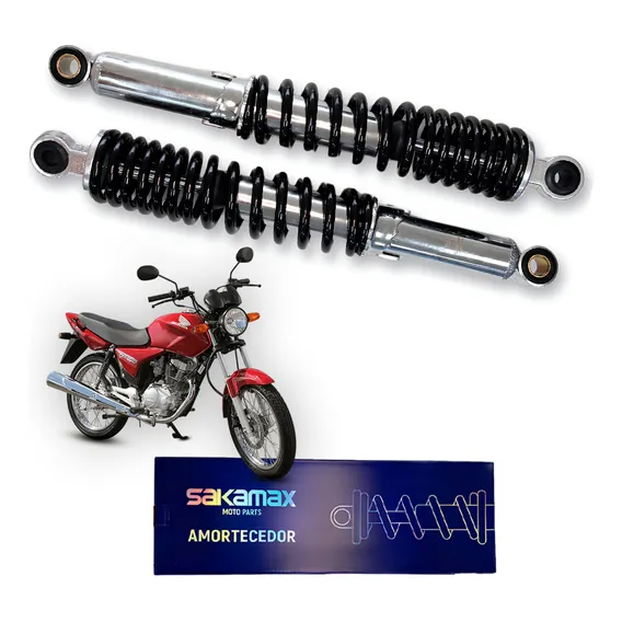 Amortecedor Sakamax Titan Cg Fan 125 2000 2004 2005 2008 Par Foto 1