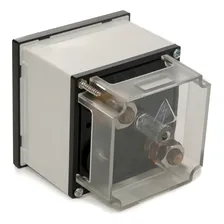 Amperímetro Analógico 72x72mm Medição Direta 0-100a Sibratec Foto mini 4