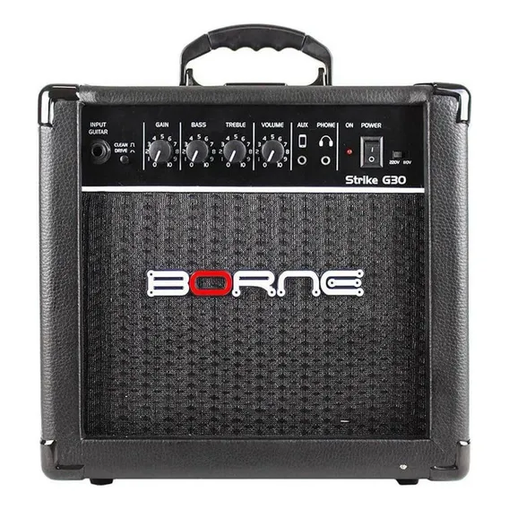 Amplificador Borne Strike G30 15w Black Para Guitarra Foto 1
