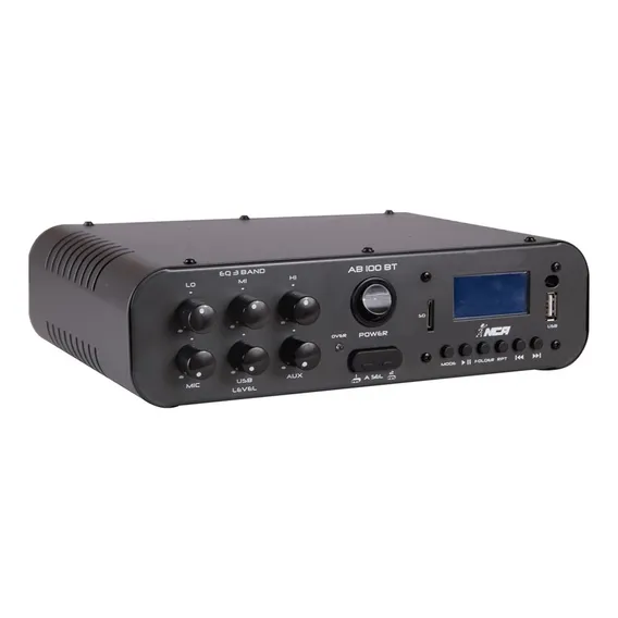 Amplificador Compacto De Som Ambiente Ab100 Bt 100 W Rms Foto 1
