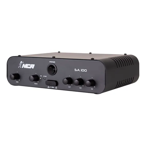 Amplificador Compacto Para Som Nca Sa100 100 W Rms Cor Preto Foto 1