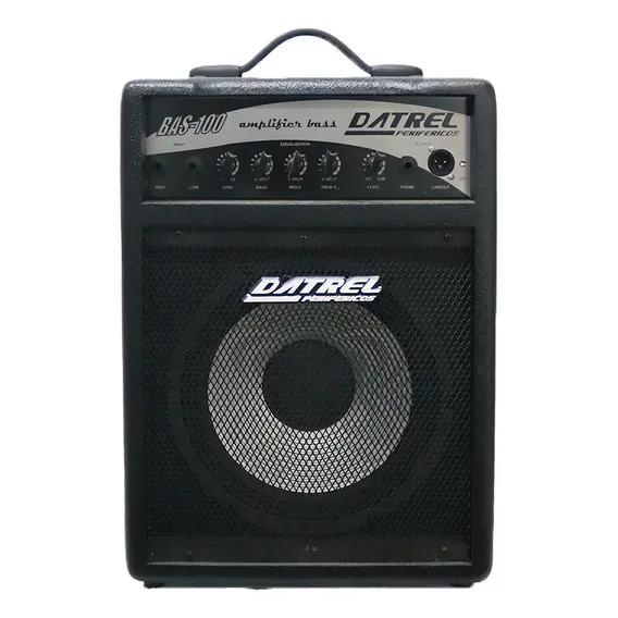 Amplificador Contrabaixo 100 Watts RMS Datrel BAS100 Cubo Amplificador Cor Preto 110v/220v Foto 1