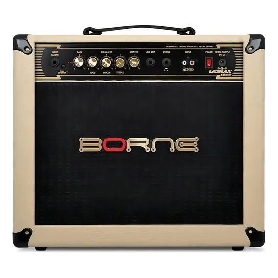 Amplificador Cubo Guitarra Borne Vorax 1050 50w Creme Bivolt Foto 1
