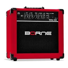 Amplificador Cubo P/ Guitarra Strike G30 15w Vermelho Borne 110V/220V Foto mini 1