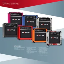 Amplificador Cubo P/ Guitarra Strike G30 15w Vermelho Borne 110V/220V Foto mini 3
