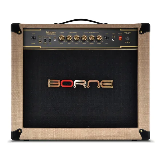 Amplificador Cubo Para Guitarra Vorax 1050 Studio 50w Borne Cor Palha/Dourado 110V/220V Foto 1