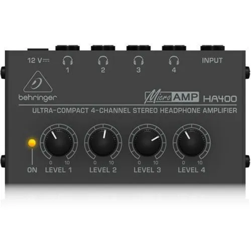 Amplificador de fone de ouvido Behringer Microamp Ha400 - Plus Foto 1