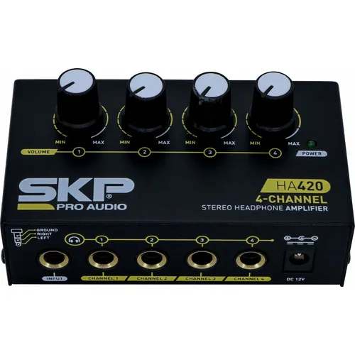 Amplificador de fone de ouvido de 4 canais Skp Ha420 Foto 1