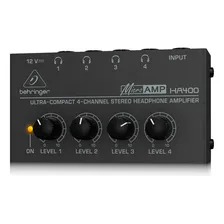 Amplificador De Fones Behringer Ha400 Ha 400 Linha Prof 110V - 120V Foto mini 4
