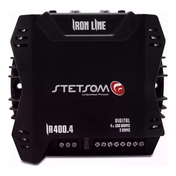 Amplificador Digital Stetsom Iron Line Ir400.4 400wrms Foto 1
