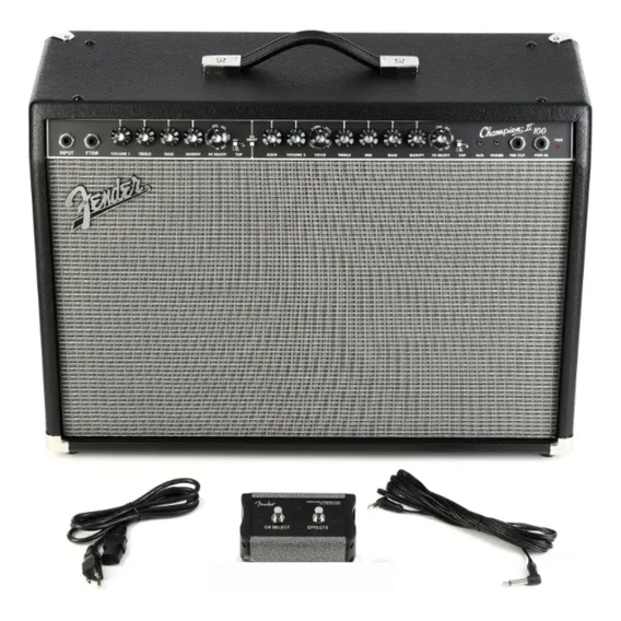 Amplificador Fender Champion Ii 100 cor preta Foto 1