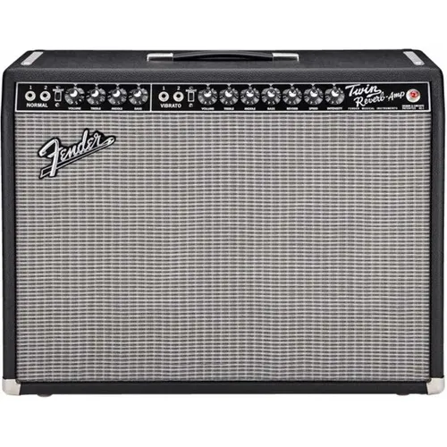 Amplificador Fender Twin-Reverb-Amp preto/prata Foto 1