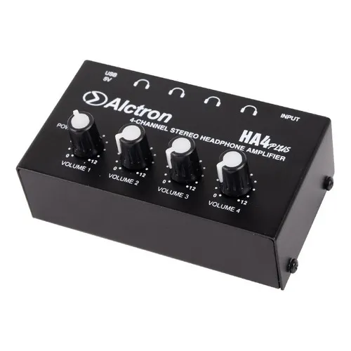 Amplificador Fone 4 Canais Stereo Ha4 Plus Alctron Portatil Foto 1