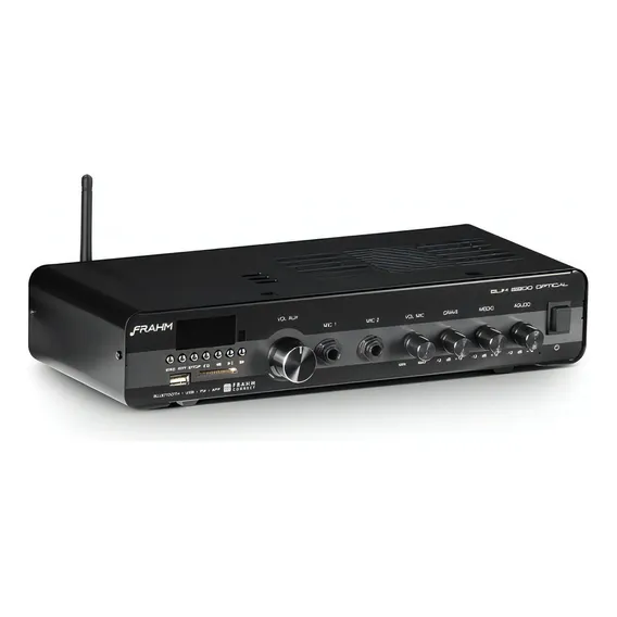 Amplificador Frahm Slim 2200 Optical G3 Para Som Ambiente Foto 1