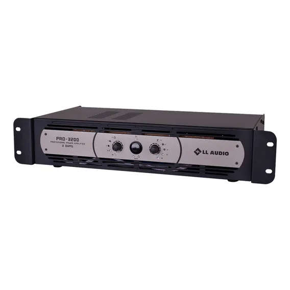 Amplificador Ll Audio 800w Rms 2 Ohms Pro 3200 Classe D Cor Preto Potência De Saída Rms 800 W 110v/220v Foto 1
