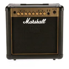 Amplificador Marshall Combo Para Guitarra 15w Mg15gfx Gold Foto mini 4