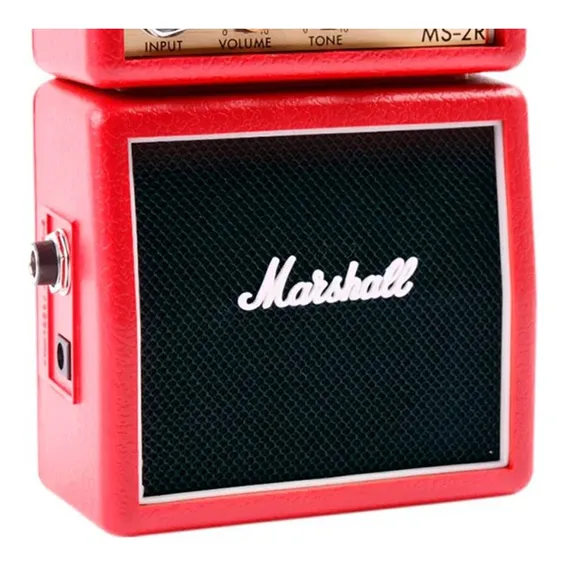 Amplificador Marshall Mini Ms-2r Cor Vermelho Foto 1