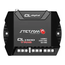 Amplificador Modulo Stetsom Cl 1500 Trio 3 Canais Controle dedicado p/ sub 2 x 115W - STEREO + 1 x 230W - SUB rca e fio Perfeito p caixa trio falantes, drivers tuita e Subwoofer Full Range Bass Boost Foto  mini 1