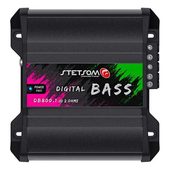 Amplificador Modulo Stetsom Mono 1 Canal Db800 2ohms Cor Preto Foto 1
