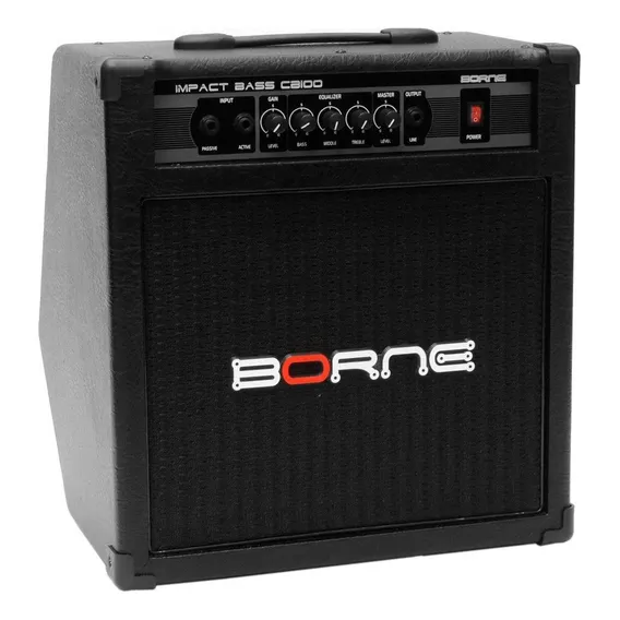 Amplificador P/ C.baixo 70w Impact Bass Cb100 Borne Foto 1