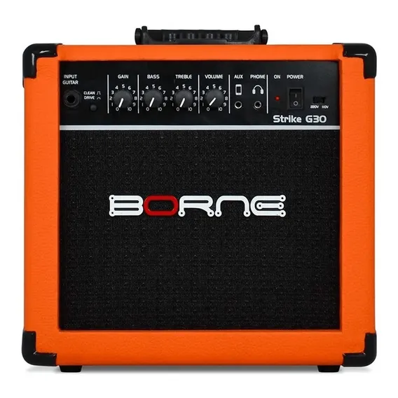 Amplificador Para Guitarra Bivolt Borne Strike G30 15 Watts Foto 1