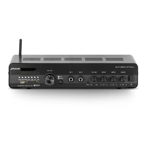 Amplificador Para Som Ambiente Frahm Slim 3200 App Optical Foto 1