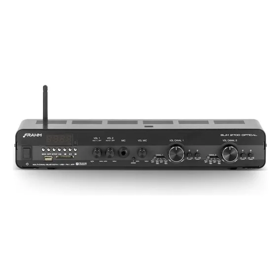 Amplificador Para Som Ambiente Slim 2700 Optical Frahm 160w Foto 1